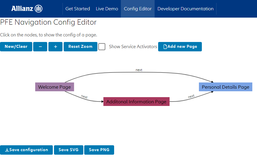 configuration editor